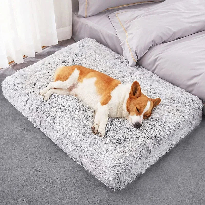 Plush Dog Bed Mat