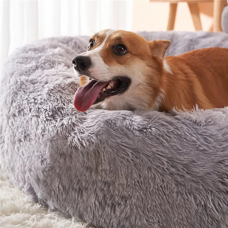 Round Calming Pet Bed