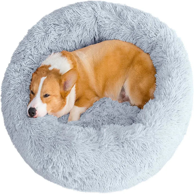 Round Calming Pet Bed